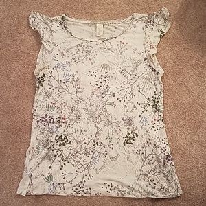 H&M Floral Print Tee